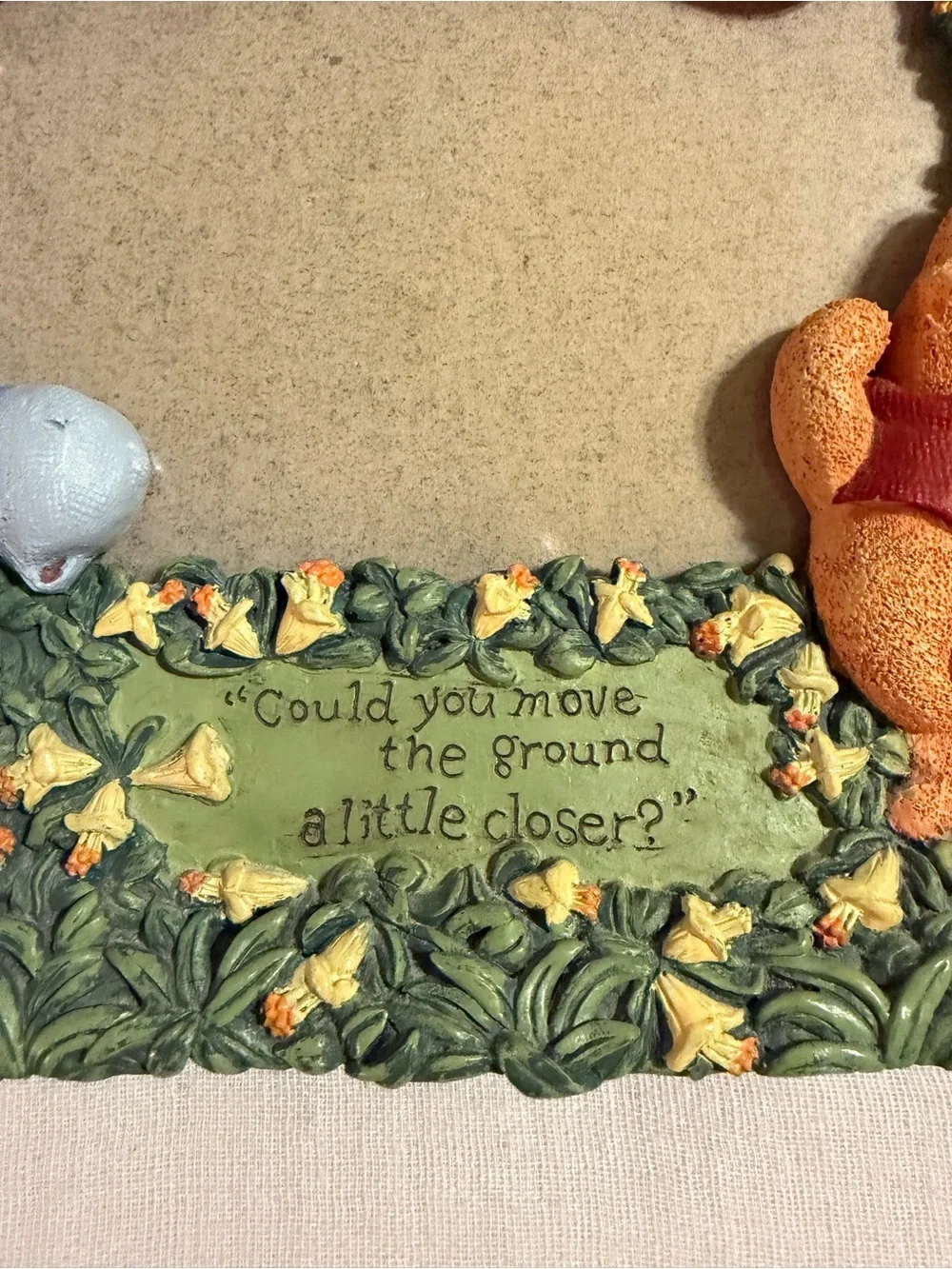 Vintage Winnie the Pooh Friends Decorative Wall Frame
